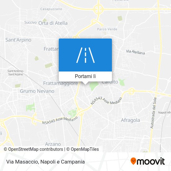 Mappa Via Masaccio