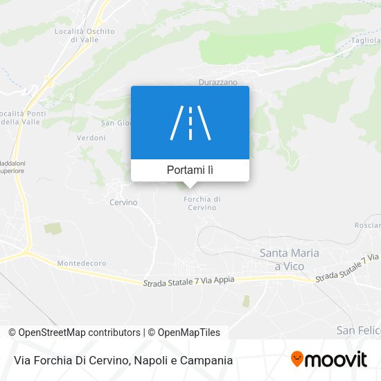 Mappa Via Forchia Di Cervino