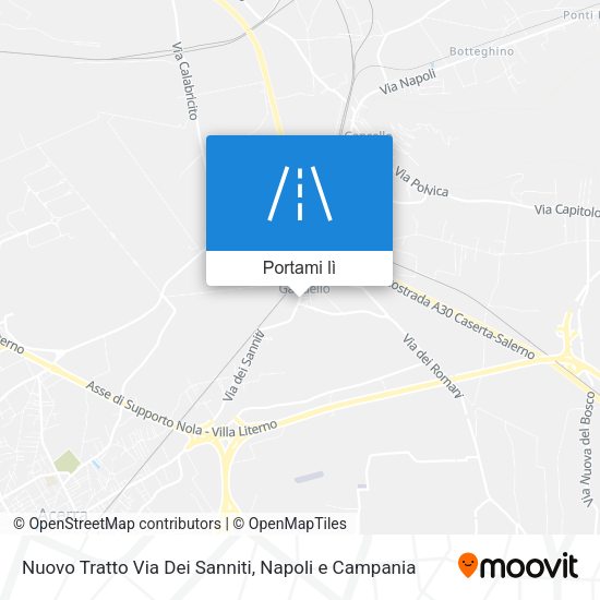 Mappa Nuovo Tratto Via Dei Sanniti