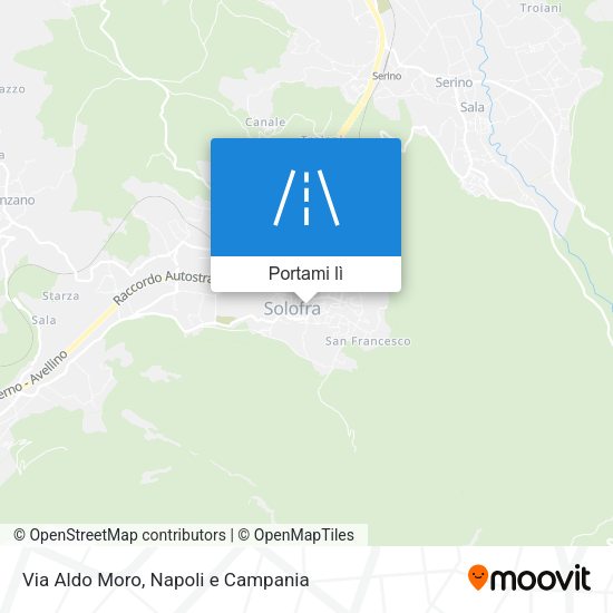 Mappa Via Aldo Moro