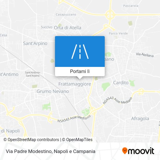 Mappa Via Padre Modestino