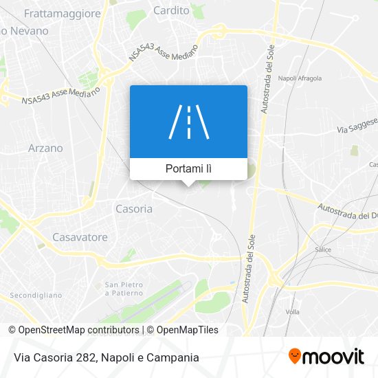 Mappa Via Casoria 282