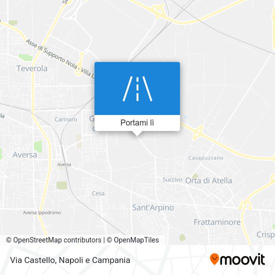 Mappa Via Castello