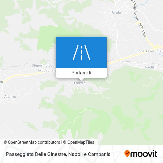 Mappa Passeggiata Delle Ginestre