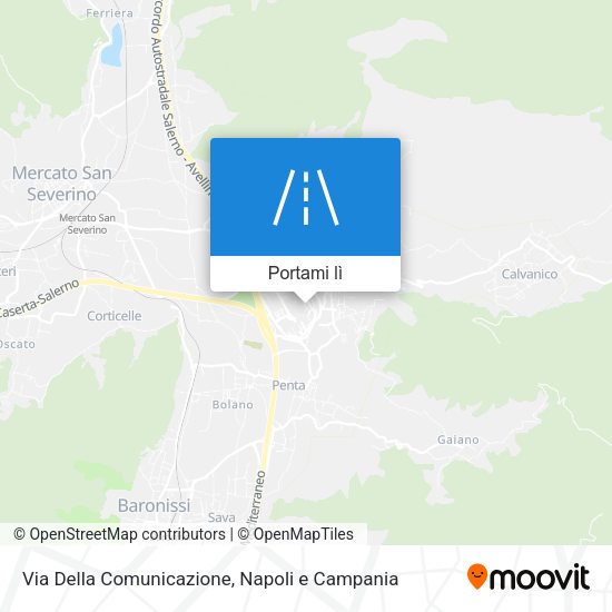 Mappa Via Della Comunicazione