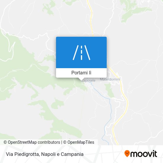 Mappa Via Piedigrotta