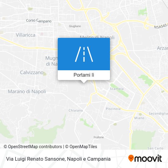 Mappa Via Luigi Renato Sansone