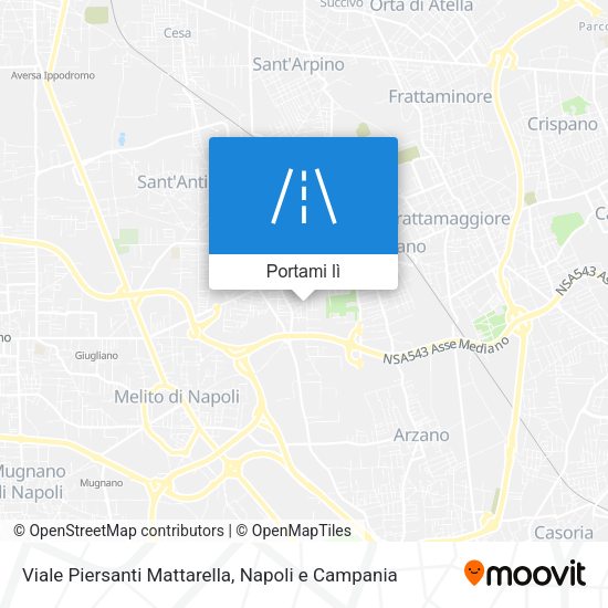 Mappa Viale Piersanti Mattarella