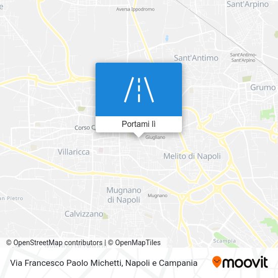 Mappa Via Francesco Paolo Michetti