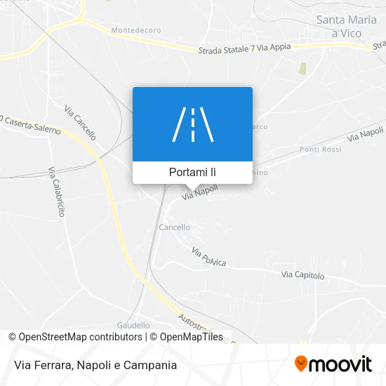 Mappa Via Ferrara