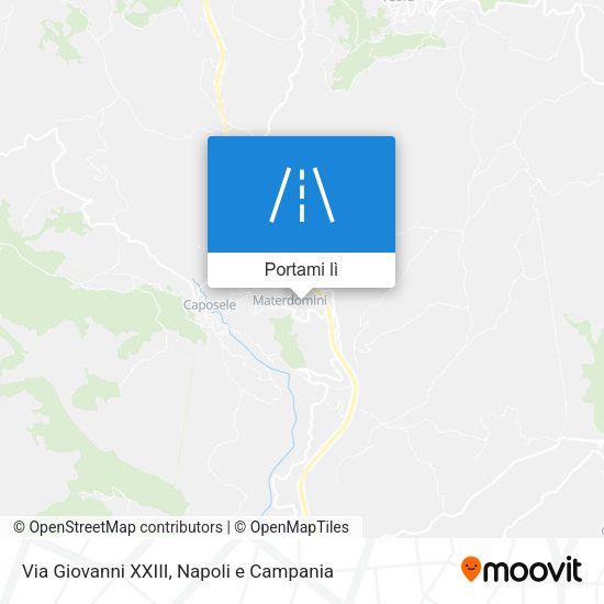 Mappa Via Giovanni XXIII
