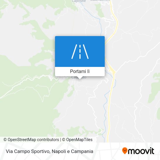 Mappa Via Campo Sportivo