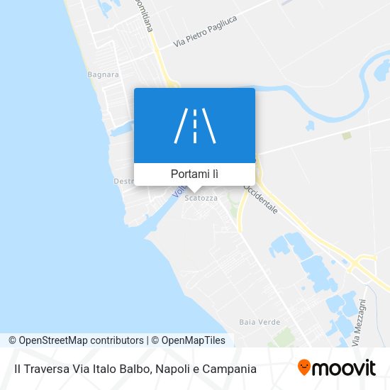 Mappa II Traversa Via Italo Balbo