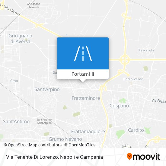 Mappa Via Tenente Di Lorenzo