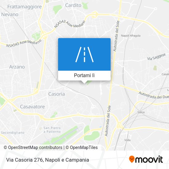Mappa Via Casoria 276