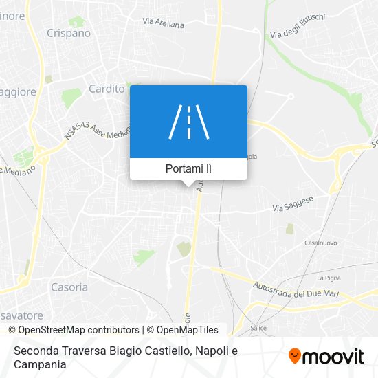 Mappa Seconda Traversa Biagio Castiello