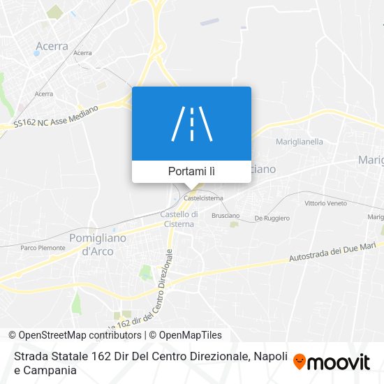 Mappa Strada Statale 162 Dir Del Centro Direzionale