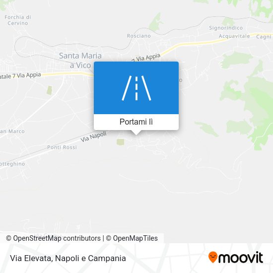 Mappa Via Elevata