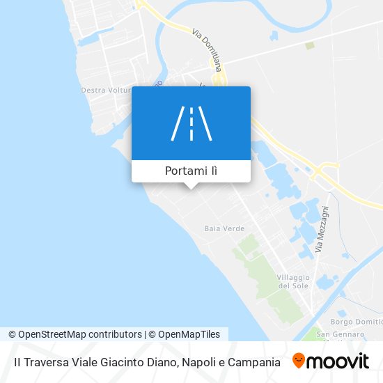 Mappa II Traversa Viale Giacinto Diano