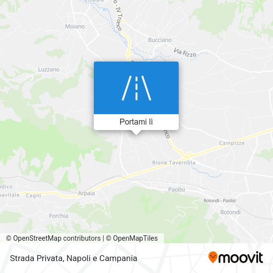Mappa Strada Privata