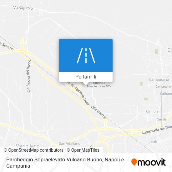 Mappa Parcheggio Sopraelevato Vulcano Buono