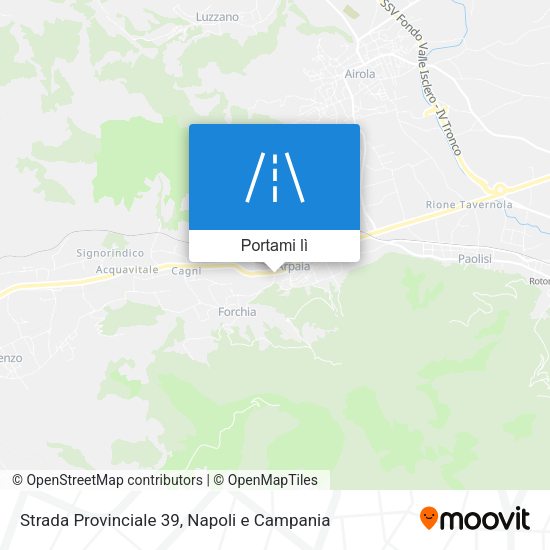 Mappa Strada Provinciale 39