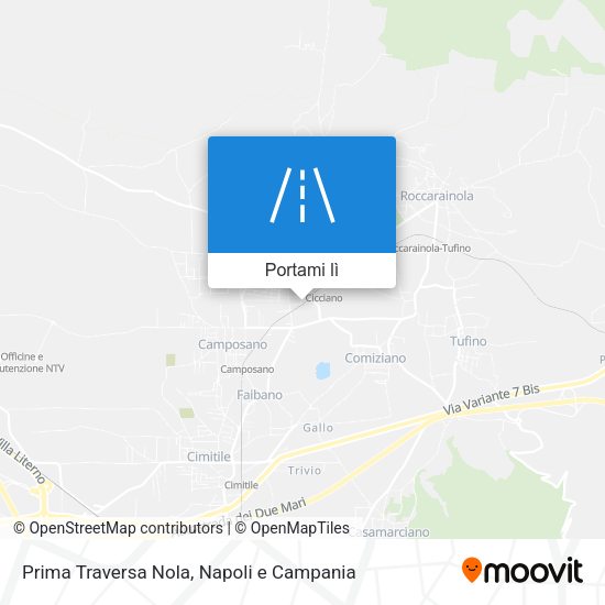 Mappa Prima Traversa Nola