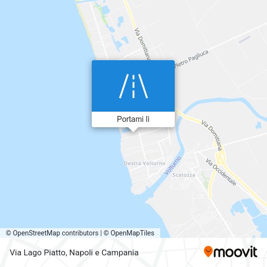 Mappa Via Lago Piatto