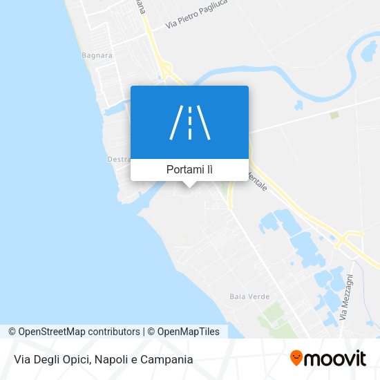 Mappa Via Degli Opici