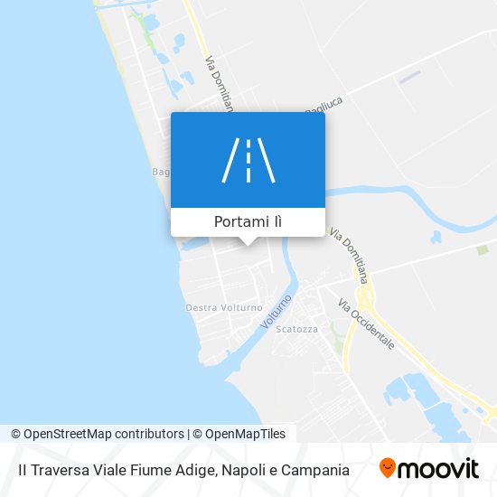 Mappa II Traversa Viale Fiume Adige