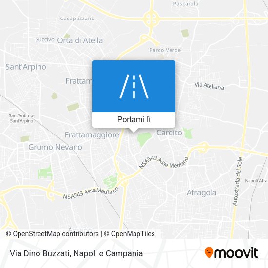 Mappa Via Dino Buzzati