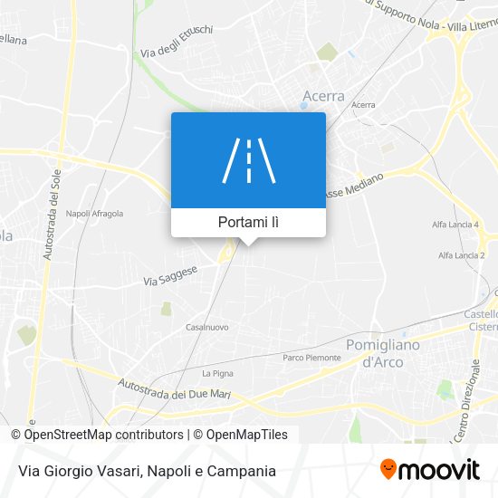 Mappa Via Giorgio Vasari