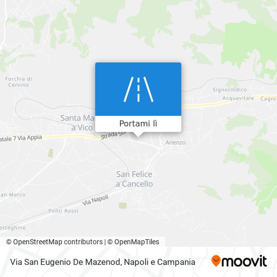 Mappa Via San Eugenio De Mazenod