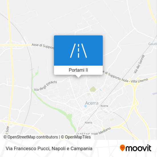 Mappa Via Francesco Pucci