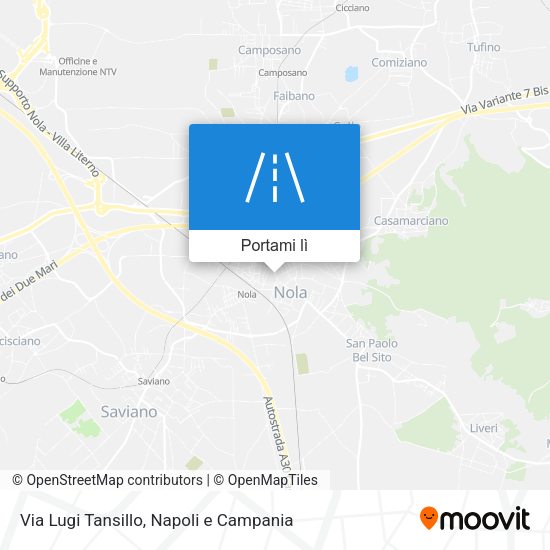 Mappa Via Lugi Tansillo