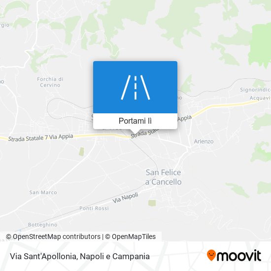 Mappa Via Sant'Apollonia