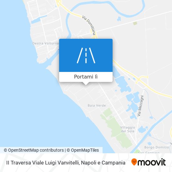 Mappa II Traversa Viale Luigi Vanvitelli