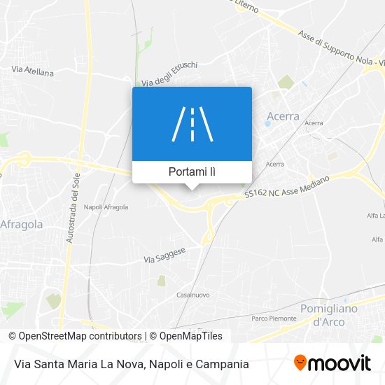 Mappa Via Santa Maria La Nova
