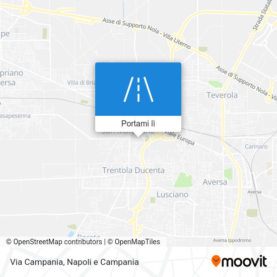 Mappa Via Campania