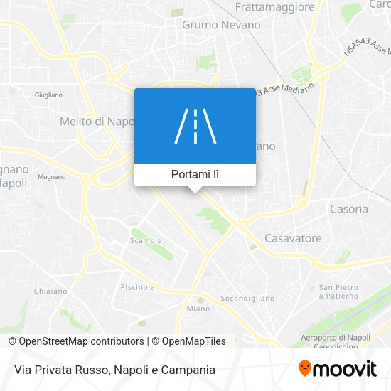 Mappa Via Privata Russo