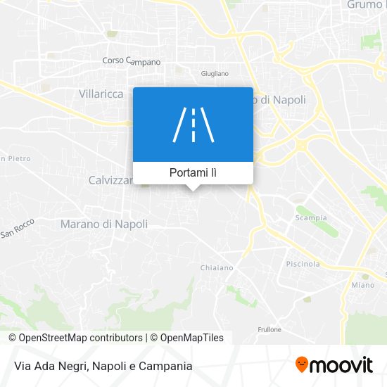 Mappa Via Ada Negri