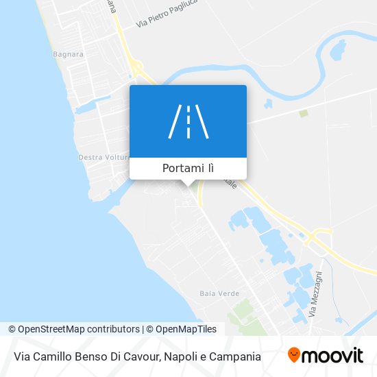 Mappa Via Camillo Benso Di Cavour
