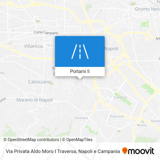 Mappa Via Privata Aldo Moro I Traversa