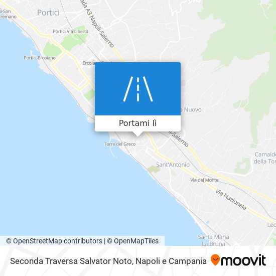 Mappa Seconda Traversa Salvator Noto