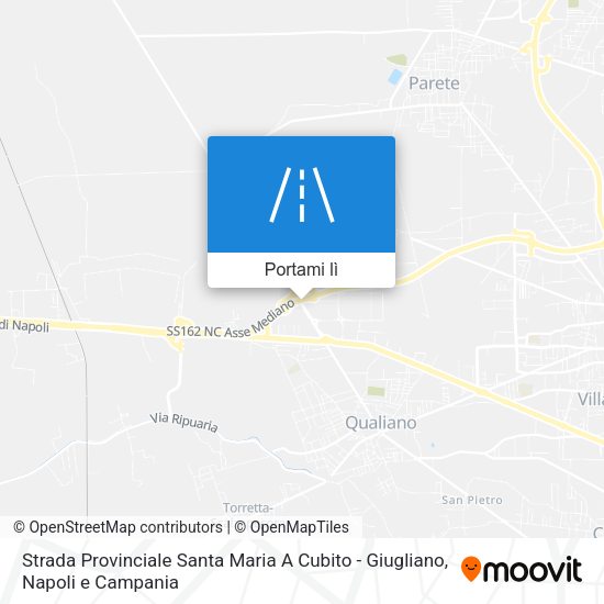 Mappa Strada Provinciale Santa Maria A Cubito - Giugliano