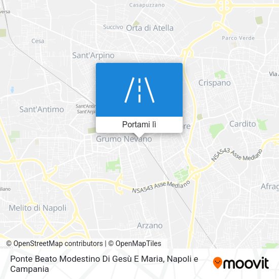 Mappa Ponte Beato Modestino Di Gesù E Maria