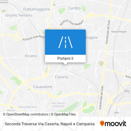 Mappa Seconda Traversa Via Caserta