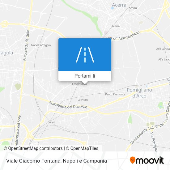 Mappa Viale Giacomo Fontana
