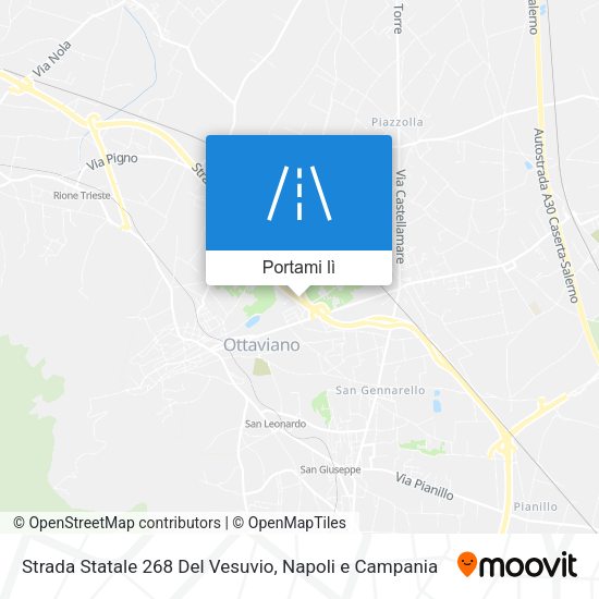 Mappa Strada Statale 268 Del Vesuvio