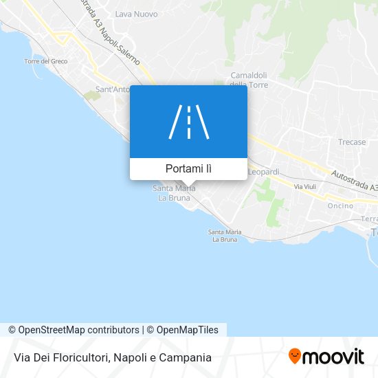 Mappa Via Dei Floricultori